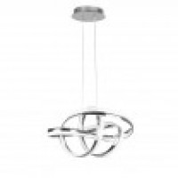 Distribuidor - Lâmpadas Diversas | Lâmpadas Modernas | COLGANTE NUDO 56W 4480LM CROMO REGX48X40 CM 4000K Ref: 141590620